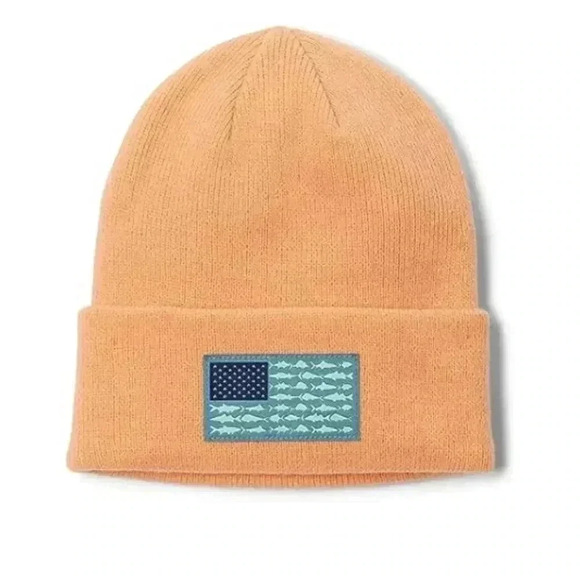 Columbia Other - 💘❤️Columbia PFG Fish Flag Cuffed Beanie NWT🎣🐟